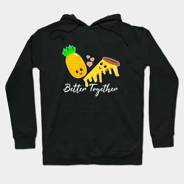 Pineapple and Pizza Hoodie by LunaMay
